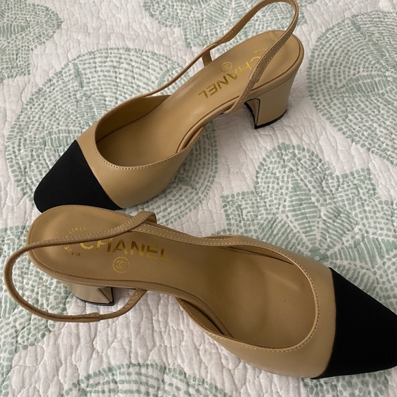 🖤💛CHANEL Slingback Shoes/Pumps - Picture 4 of 4